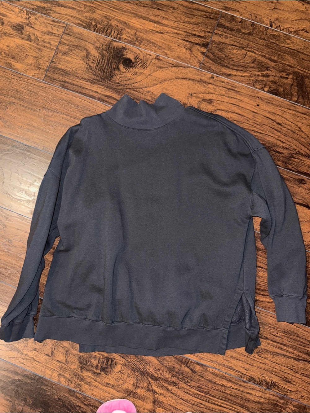 Old Navy Cozy Gray Mockneck Tunic Sweatshirt